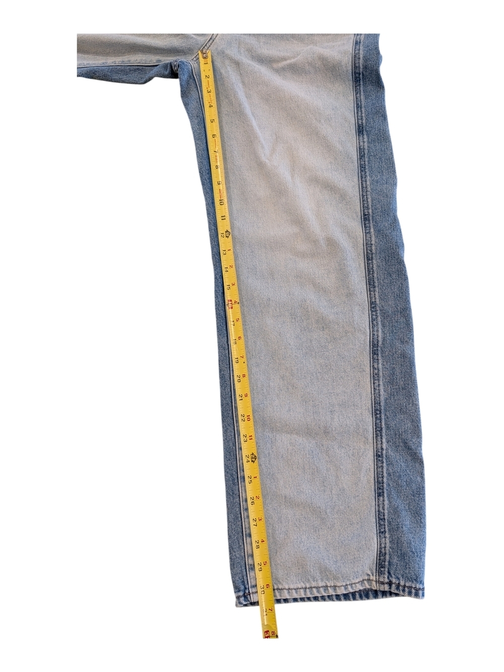 Universal Thread Two-Tone Denim Jeans — Navy & Light Blue - Picture 7 of 8
